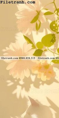 File gốc buc tranh truu tuong ve hoa Morandi 140 (in lụa) tranh mã đáo