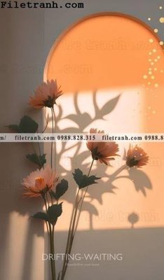 File gốc buc tranh truu tuong ve hoa Morandi 146 (chủ đề hiện đại) trang trí