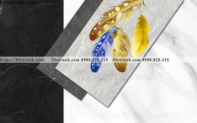 File in mica buc tranh tuong nen hinh hoc hien dai 216 (bản gốc) làm vách ngăn