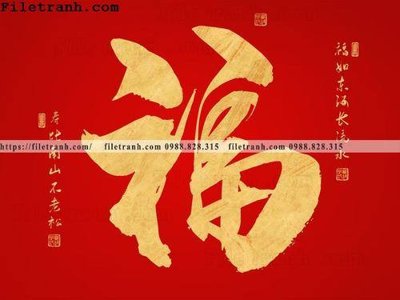 Tải file gốc buc tranh va thu phap la vang 111 (in bạt) quảng cáo