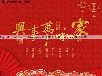 File gốc buc tranh va thu phap la vang 112 (cho in ấn) từ kho Filetranh