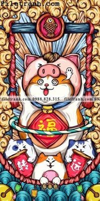 File tranh buc tranh van hoc nghe thuat giau co 111 (bản gốc) trang trí văn phòng