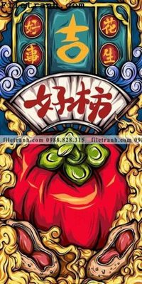 Download file gốc buc tranh van hoc nghe thuat giau co 118 (in lụa) tranh 3D