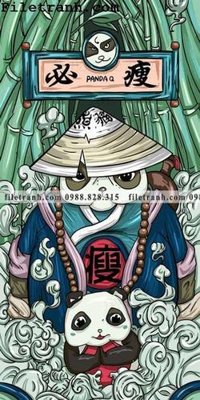 File in mica buc tranh van hoc nghe thuat giau co 145 (bản gốc) làm vách ngăn