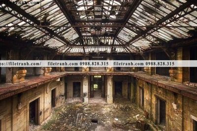 Ảnh gốc buc tranh ve nhung ngoi nha do nat o My 121 (nét căng) in mica