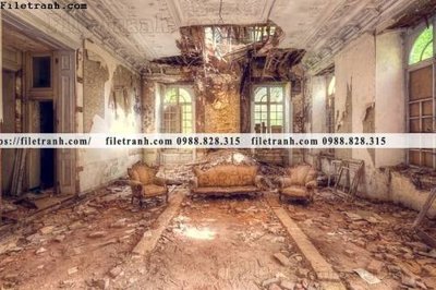 File PSD buc tranh ve nhung ngoi nha do nat o My 126 (gốc) nhiều lớp (multi-layer)