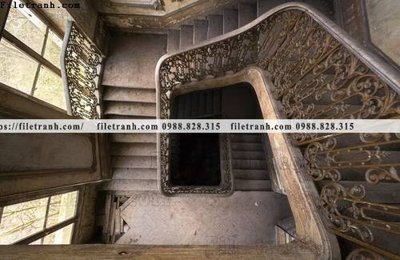 File tranh buc tranh ve nhung ngoi nha do nat o My 133 (bản gốc) in canvas