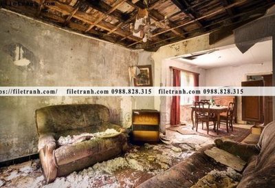 File ảnh buc tranh ve nhung ngoi nha do nat o My 141 (gốc) in poster