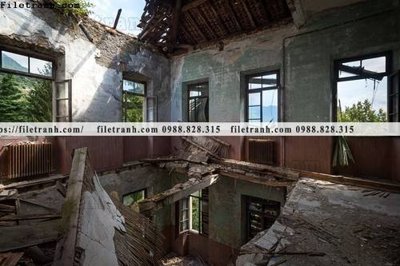 File gốc buc tranh ve nhung ngoi nha do nat o My 155 (dành cho trang trí nội thất)