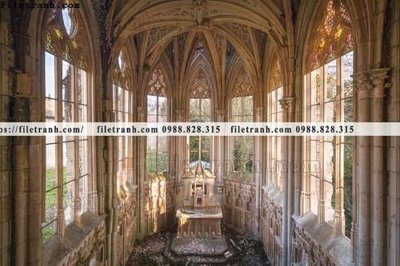 Tải file PSD buc tranh ve nhung ngoi nha do nat o My 194 (nguyên layer) để in