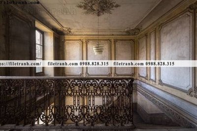 File gốc buc tranh ve nhung ngoi nha do nat o My 199 (trang trí) phòng trẻ em