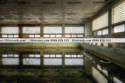 File gốc buc tranh ve nhung ngoi nha do nat o My 200 (in lụa) tranh phong thủy