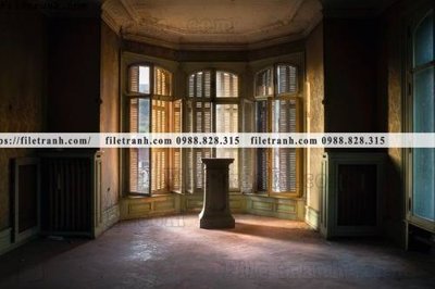 Download file buc tranh ve nhung ngoi nha do nat o My 238 (gốc) in mica đèn LED