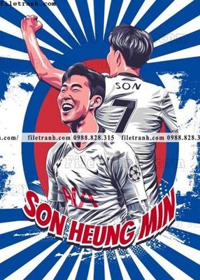 File tranh buc tranh ve tay cac ngoi sao bong da 602 (bản gốc) in canvas