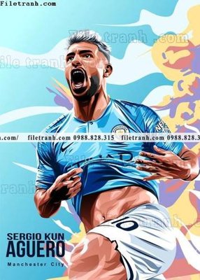 File tranh gốc buc tranh ve tay cac ngoi sao bong da 611 (sắc nét từng chi tiết)