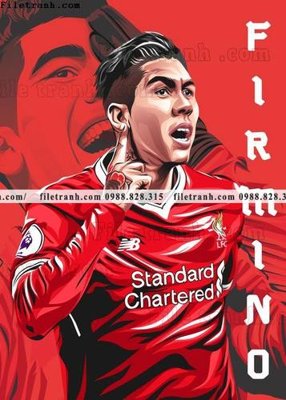 Tải file buc tranh ve tay cac ngoi sao bong da 613 (gốc) in tranh tráng gương