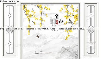 Tải file gốc buc tuong nen hoa va chim phao chi 328 (in tráng gương) siêu đẹpFile tranh gốc buc tuong nen hoa va chim phao chi 328 chất lượng cao