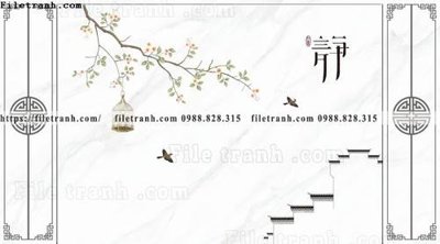 Tải file gốc buc tuong nen hoa va chim phao chi 352 (bản PSD) còn layer