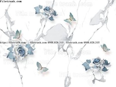 File in ấn chuyên nghiệp buc tuong nen hoa va chim phao chi 382 (file gốc)