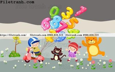 File tranh quảng cáo buc tuong nen hoat hinh tre em345 (download file gốc)