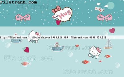 File in ấn buc tuong nen hoat hinh tre em378 (bản gốc) chất lượng cao