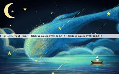 File gốc buc tuong nen hoat hinh tre em507 (trang trí) phòng ngủ