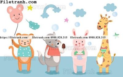 File gốc buc tuong nen hoat hinh tre em508 (PNG) không nền chất lượng