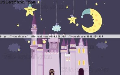 File in ấn buc tuong nen hoat hinh tre em527 (bản gốc) sắc nét