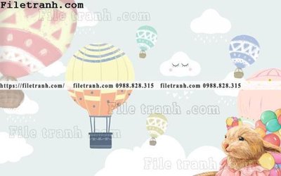 File gốc buc tuong nen hoat hinh tre em528 (cho in ấn) độc quyền