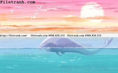 File in trần buc tuong nen hoat hinh tre em530 (bản gốc) hoa văn