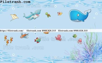 Tải file buc tuong nen hoat hinh tre em563 (gốc) chủ đề phong thủy