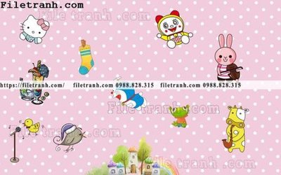 Tải file buc tuong nen hoat hinh tre em565 (gốc) làm file tranh quảng cáo
