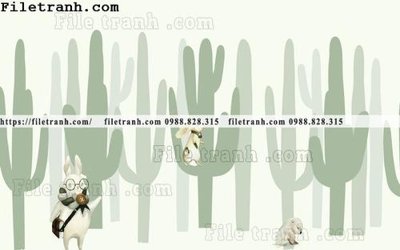 Hình ảnh file gốc in trần nhà buc tuong nen hoat hinh tre em615