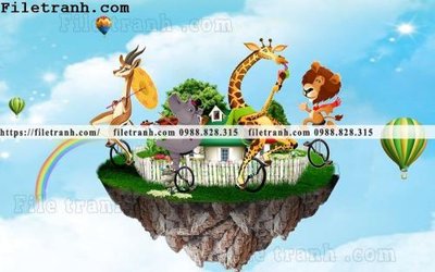 Tải file buc tuong nen hoat hinh tre em645 (gốc) chủ đề hoa sen