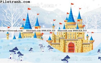 File gốc in ấn buc tuong nen hoat hinh tre em669 chất lượng vượt trội