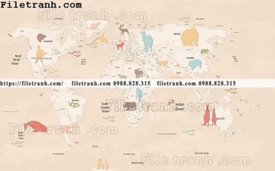 Tải file buc tuong nen hoat hinh tre em677 (gốc) làm tranh treo tường