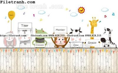 Tệp tin gốc buc tuong nen hoat hinh tre em698 (dùng cho in ấn) chuyên nghiệp