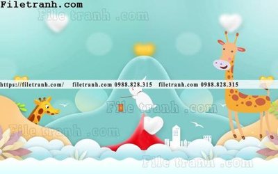 File gốc buc tuong nen hoat hinh tre em704 (ảnh chi tiết) để in trần