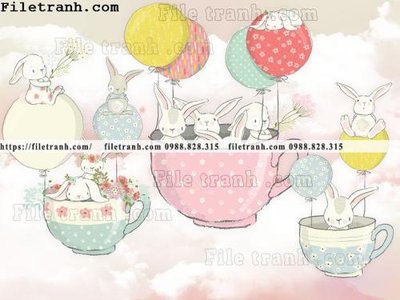 Tải file buc tuong nen hoat hinh tre em711 (ảnh gốc) in tranh kính