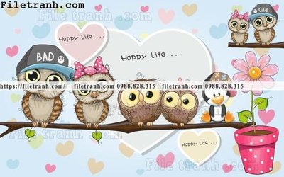 File gốc buc tuong nen hoat hinh tre em750 (bản quyền) cho in ấn