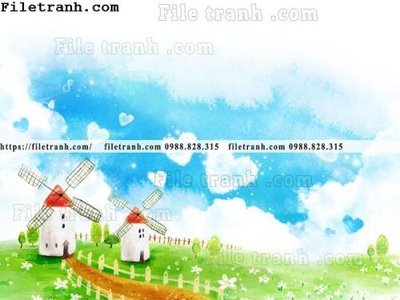 File gốc buc tuong nen hoat hinh tre em762 (trang trí) phòng trẻ em