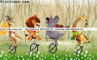 File tranh in tráng gương buc tuong nen hoat hinh tre em768 (siêu nét)