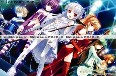 File tranh ảnh gốc buc ve nhan vat anime trong game 204 dùng cho in khổ lớn