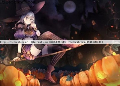 Download file buc ve nhan vat anime trong game 207 (gốc) in mica bàn thờ