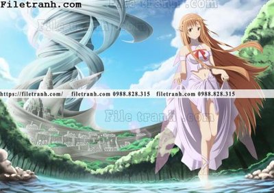 File tranh buc ve nhan vat anime trong game 254 (gốc) in backlit film