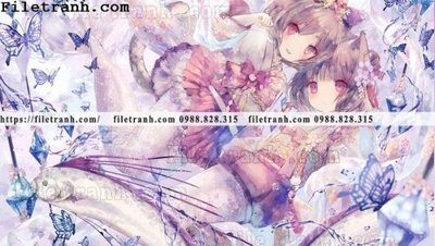 Tải file buc ve nhan vat anime trong game 261 (PSD) cho in ấn quảng cáo