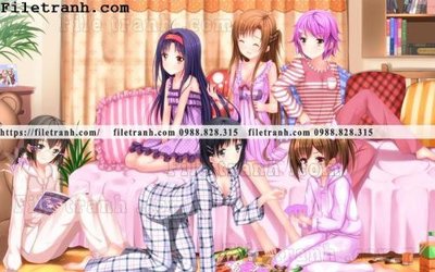 File tranh buc ve nhan vat anime trong game 272 (file gốc) chủ đề phong thủy
