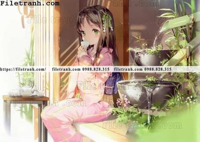 Tải file gốc buc ve nhan vat anime trong game 319 dùng cho in ấn