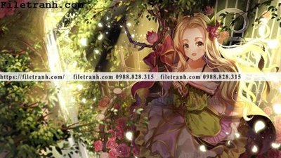 File tranh trang trí buc ve nhan vat anime trong game 339 (tải file gốc)