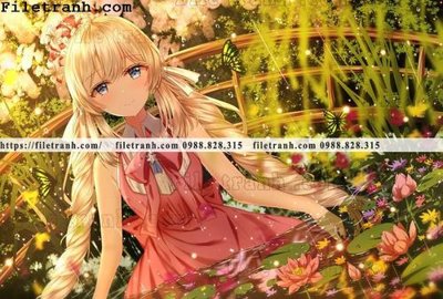 Tải file gốc buc ve nhan vat anime trong game 365 dùng cho in ấn